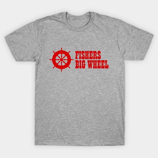 Fishers Big Wheel T-Shirt by AngryMongoAff